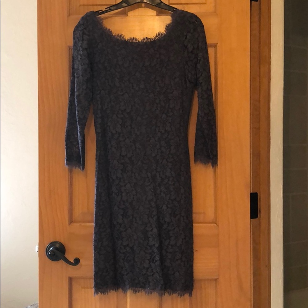 DVF Zarita Dress 6 Grey